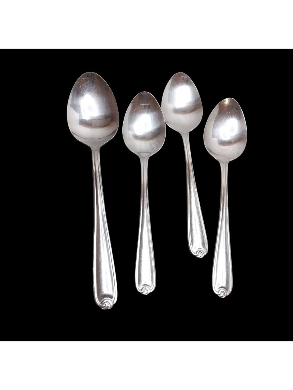 Farberware Knot Stainless Steel Spoons Set Of 4 Vintage Indonesia